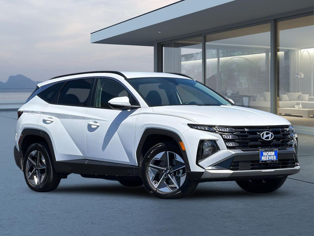 Creamy White Pearl 2025 Hyundai Tucson Hybrid Plug-In SUV / Crossover All-Wheel Drive 6-Speed Automatic