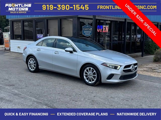 Iridium Silver Metallic 2020 Mercedes-Benz A-Class Sedan Front-Wheel Drive 7-Speed Automatic