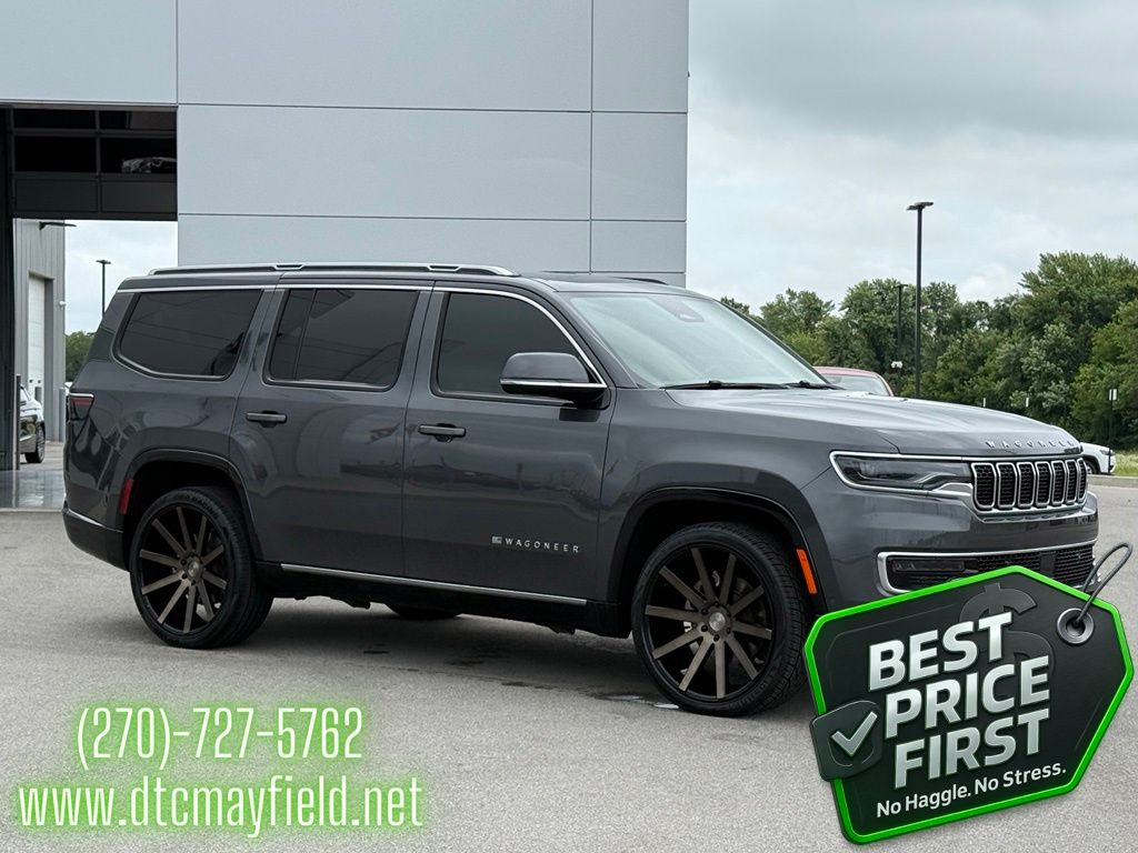 Baltic Gray Metallic Clearcoat 2022 Jeep Wagoneer Series III 4WD SUV / Crossover Four-Wheel Drive 8-Speed Automatic