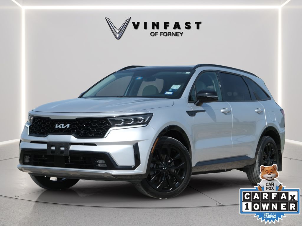 Sparkling Silver 2022 Kia Sorento SX FWD SUV / Crossover Front-Wheel Drive 8-Speed Dual Clutch