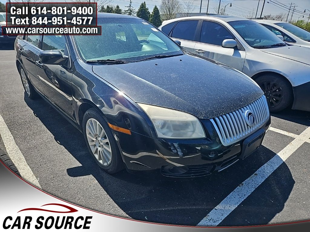 Tuxedo Black Clearcoat Metallic 2009 Mercury Milan V6 Premier Sedan Front-Wheel Drive 6-Speed Automatic