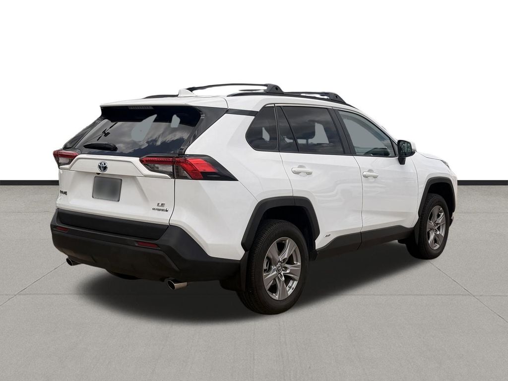 2024 Toyota RAV4 Hybrid LE White at Don McGill Toyota