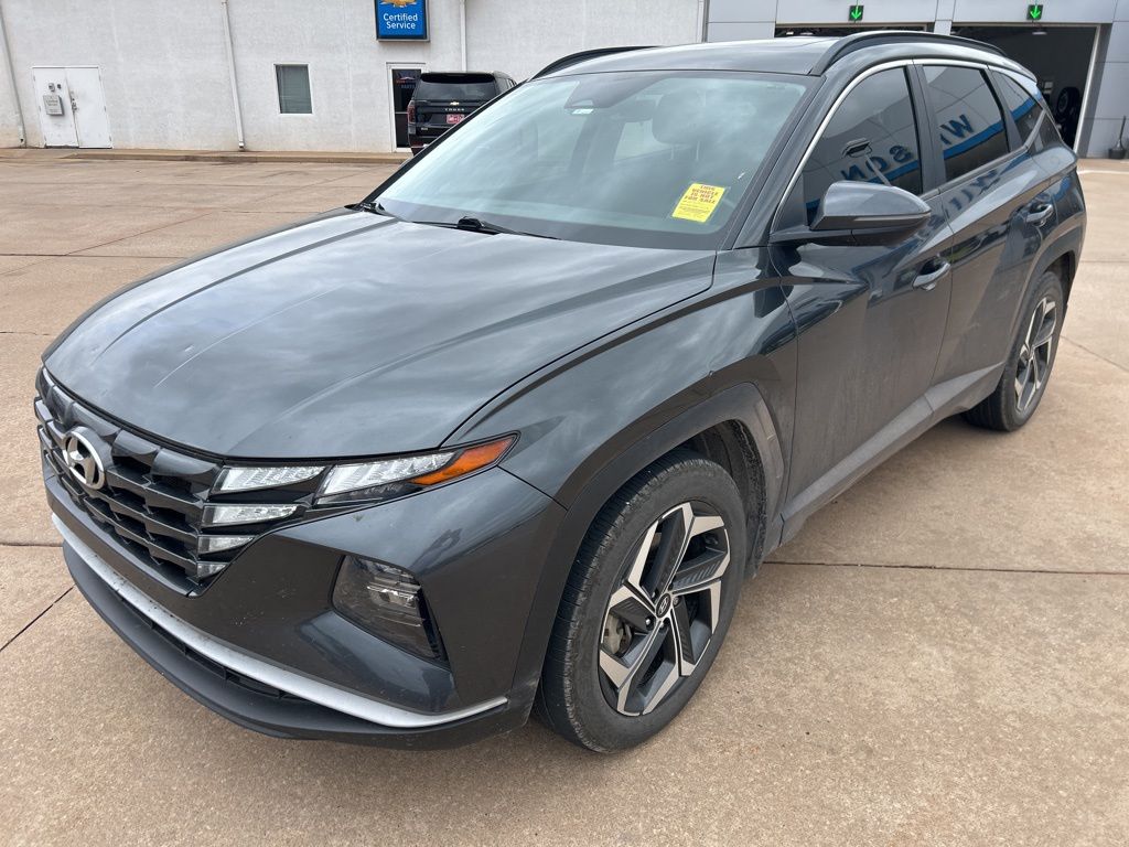Portofino Gray 2022 Hyundai Tucson SEL FWD SUV / Crossover Front-Wheel Drive 8-Speed Automatic