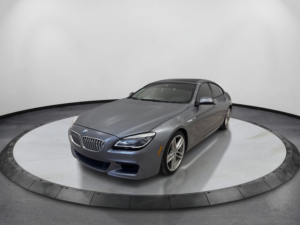 Space Gray Metallic 2017 BMW 6 Series Sedan Rear-Wheel Drive 8-Speed Automatic