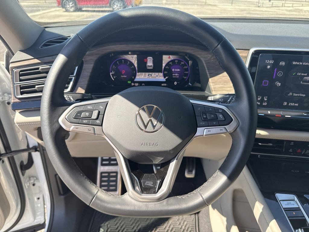 2025 Volkswagen Atlas 2.0T SEL Premium R-Line White at DeMontrond Gulf Freeway