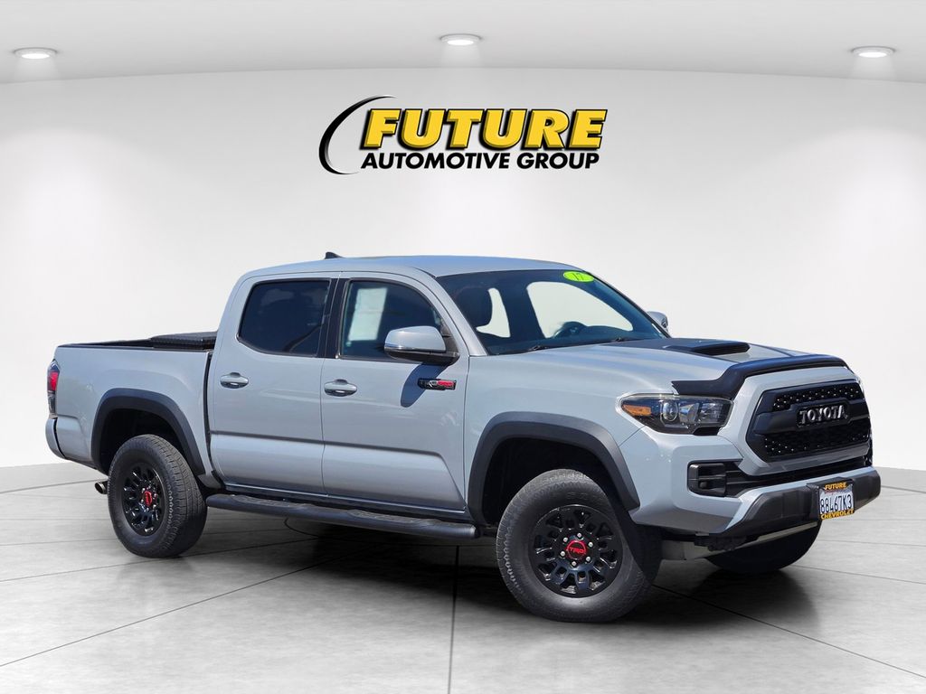 Cement 2017 Toyota Tacoma TRD Pro V6 Double Cab 4WD Pickup Truck Four-Wheel Drive 6-Speed Automatic