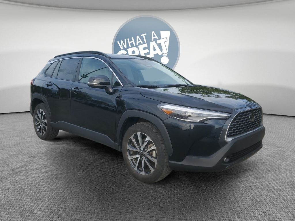 Jet Black 2025 Toyota Corolla Cross SUV / Crossover All-Wheel Drive Continuously Variable Transmission