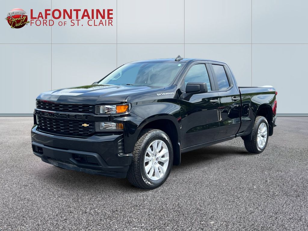 Black 2021 Chevrolet Silverado 1500 Pickup Truck Four-Wheel Drive 8-Speed Automatic