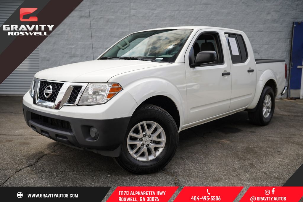 Glacier White 2019 Nissan Frontier SV V6 Crew Cab RWD Pickup Truck 4X2 5-Speed Automatic Overdrive