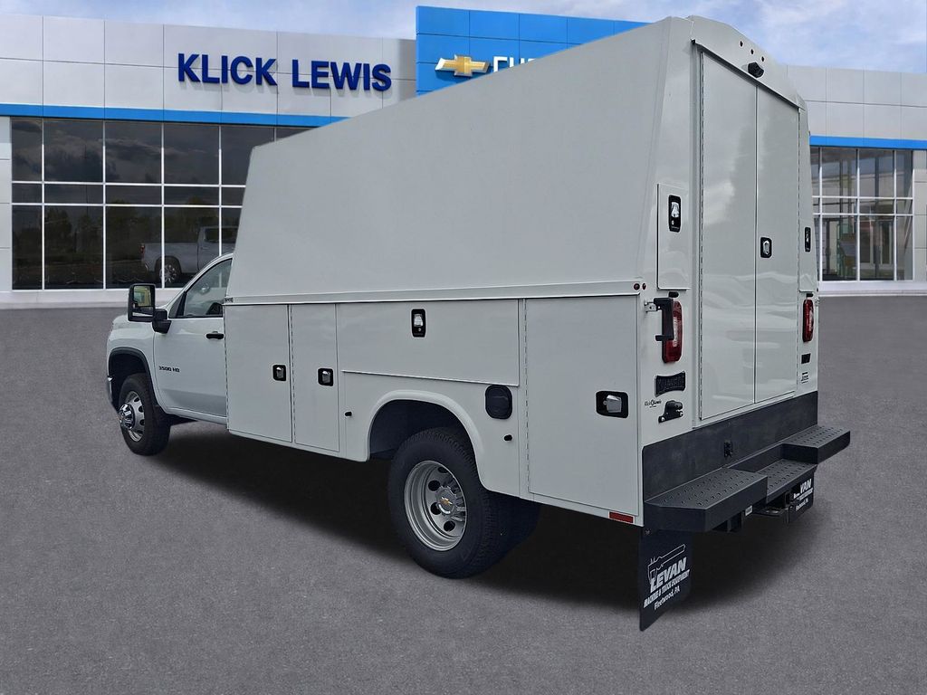 2025 Chevrolet Silverado 3500HD Work Truck White at Klick Lewis Buick Chevrolet