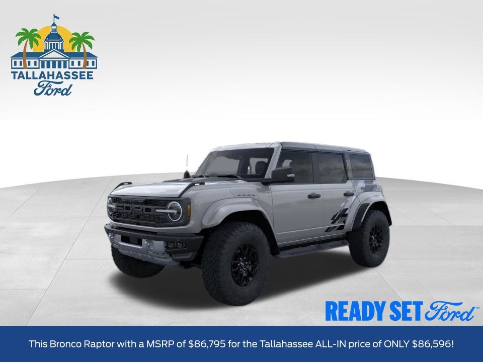 Avalanche Gray 2026 Ford Bronco Raptor 4WD SUV / Crossover Four-Wheel Drive Automatic