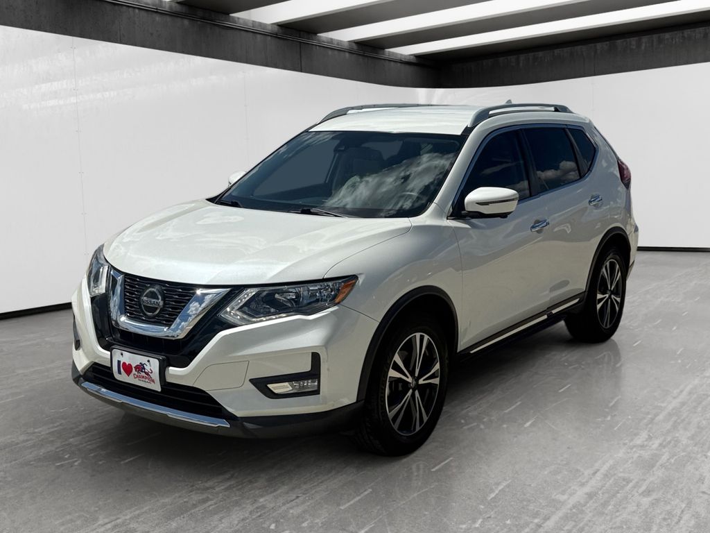 Pearl White 2018 Nissan Rogue SUV / Crossover Front-Wheel Drive Continuously Variable Transmission