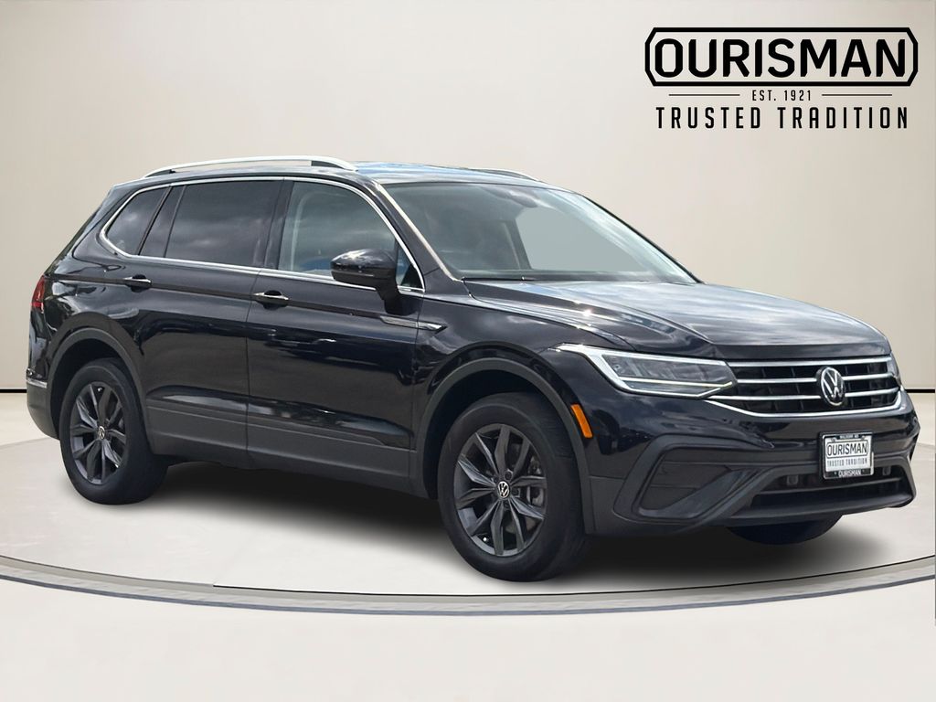 Deep Black 2023 Volkswagen Tiguan SUV / Crossover Front-Wheel Drive 8-Speed Automatic