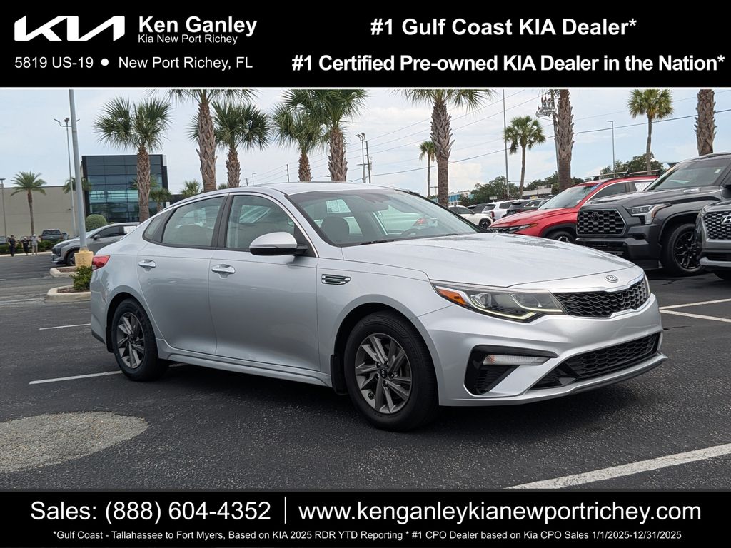 Sparkling Silver 2020 Kia Optima Sedan Front-Wheel Drive 6-Speed Automatic