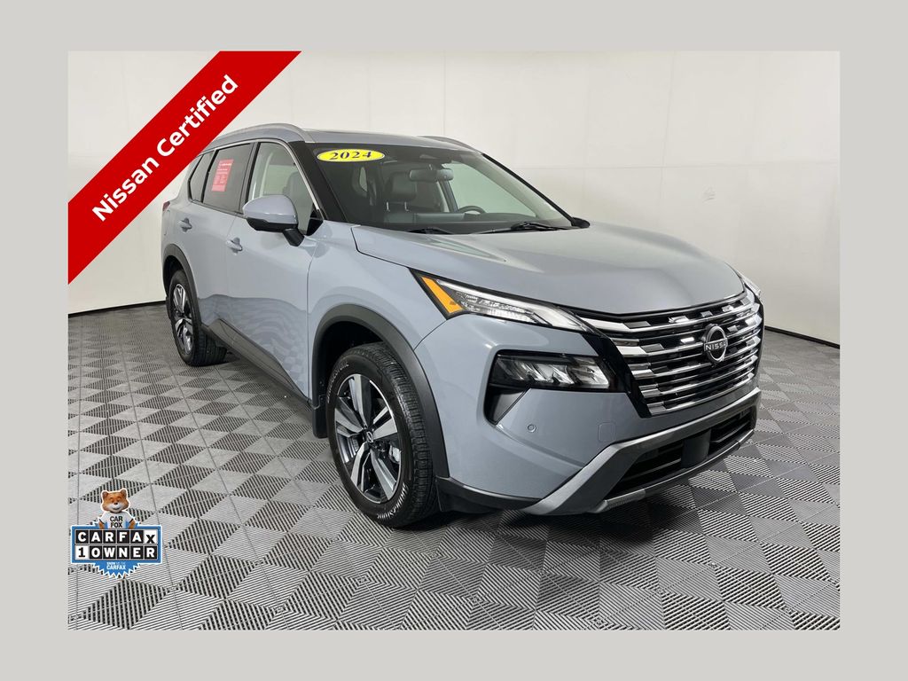 Boulder Gray 2024 Nissan Rogue SUV / Crossover All-Wheel Drive Continuously Variable Transmission