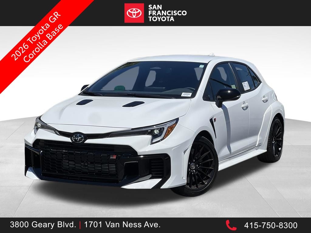 Ice 2026 Toyota GR Corolla Hatchback All-Wheel Drive 8-Speed Automatic