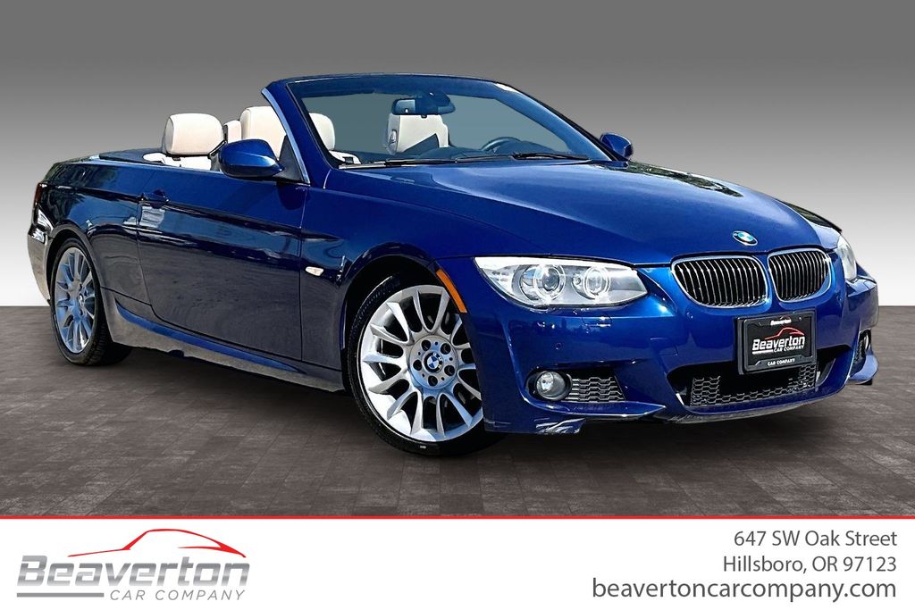 Le Mans Blue Metallic 2012 BMW 3 Series Convertible Rear-Wheel Drive 6-Speed Automatic
