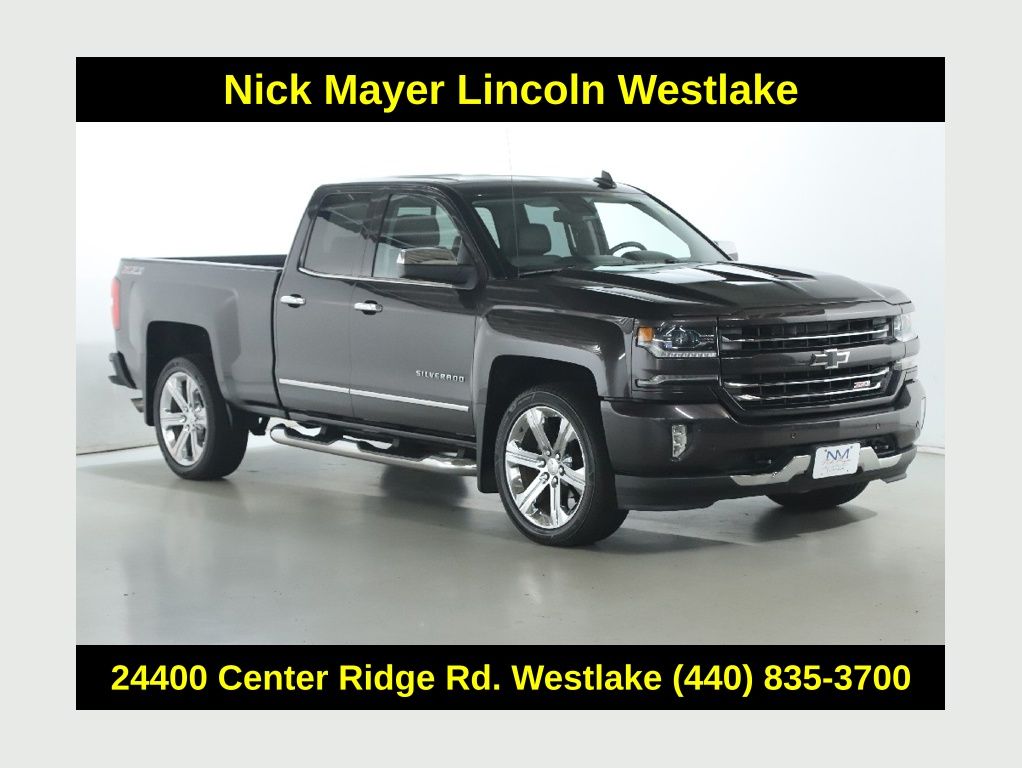 Gray (Tungsten Metallic) 2016 Chevrolet Silverado 1500 Pickup Truck Four-Wheel Drive 6-Speed Automatic Overdrive