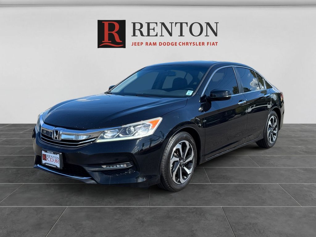 Crystal Black Pearl 2017 Honda Accord Sedan Front-Wheel Drive Continuously Variable Transmission