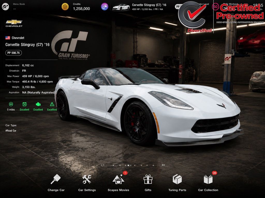 2016 Chevrolet Corvette Stingray Coupe 3LT w/Z51's photo