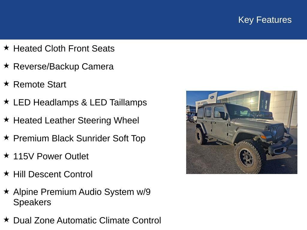 2019 Jeep Wrangler Unlimited Sahara 4x4