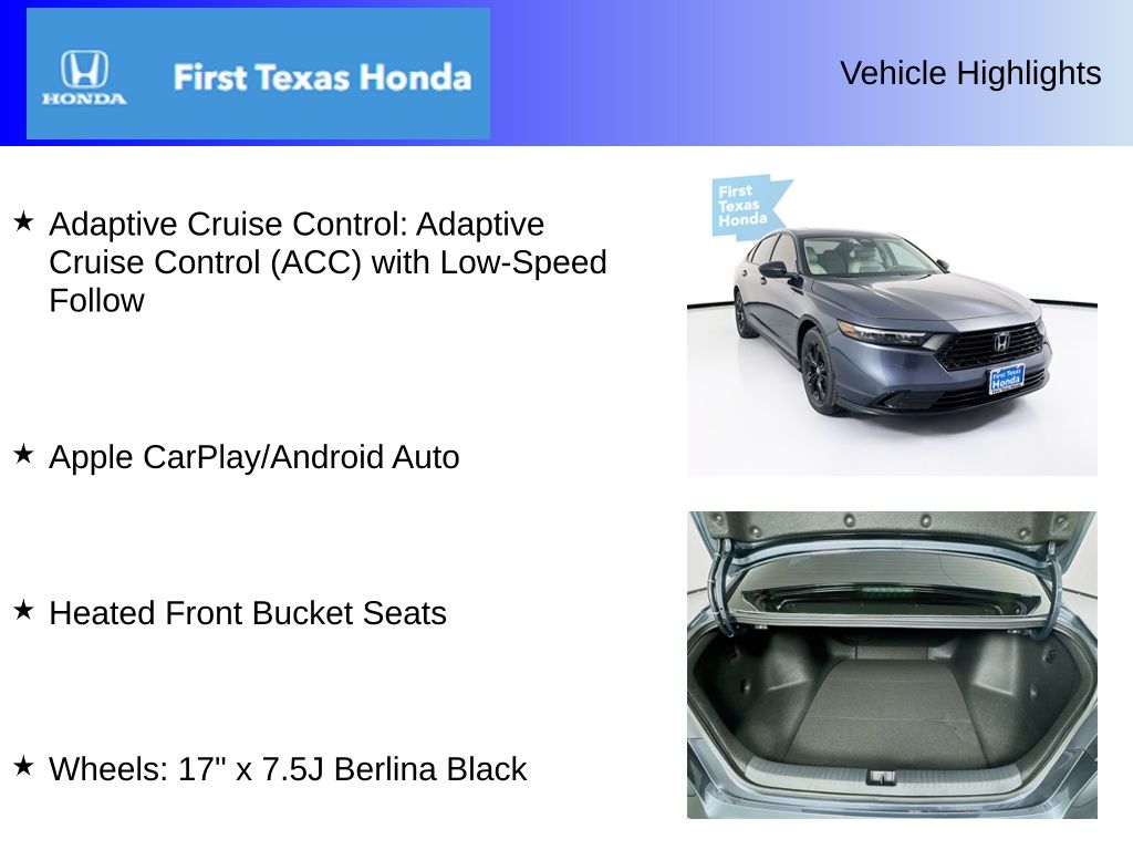 Used Car 2025 Honda Accord  Se For Sale Under $30,000 In Austin, Texas