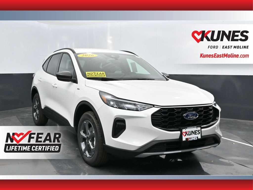 Star White Metallic Tri-Coat 2026 Ford Escape SUV / Crossover All-Wheel Drive 8-Speed Automatic