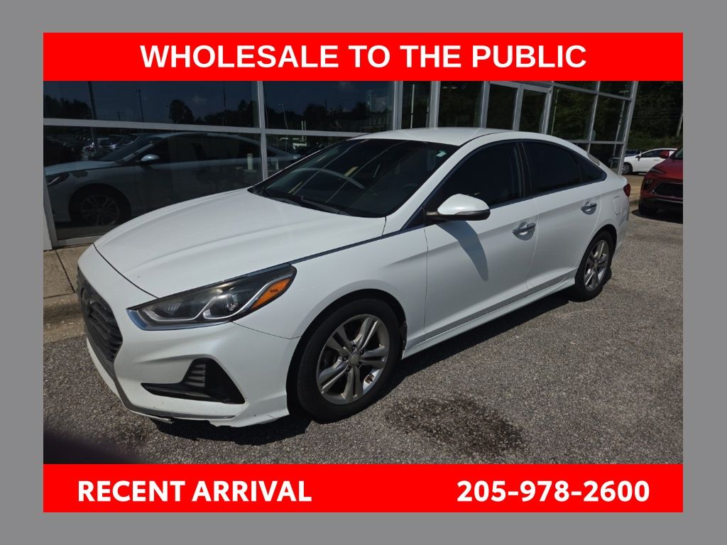 Quartz White Pearl 2018 Hyundai Sonata Sedan Front-Wheel Drive 6-Speed Automatic