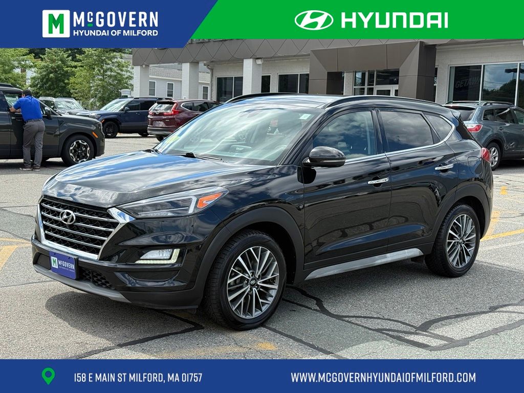 Black Noir Pearl 2020 Hyundai Tucson SUV / Crossover All-Wheel Drive 6-Speed Automatic