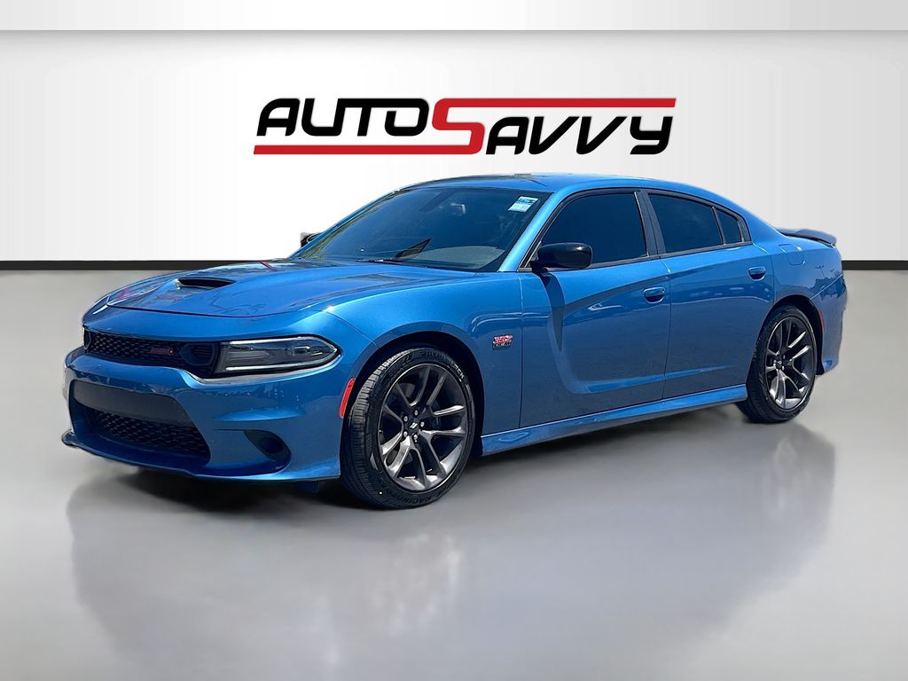 Used 2022 Blue Dodge R/T Scat Pack image 3