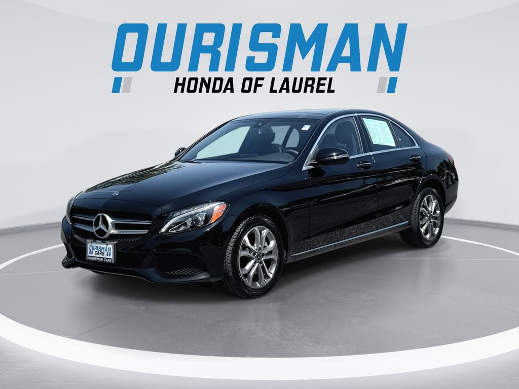Jet Black 2018 Mercedes-Benz C-Class Sedan All-Wheel Drive 9-Speed Automatic