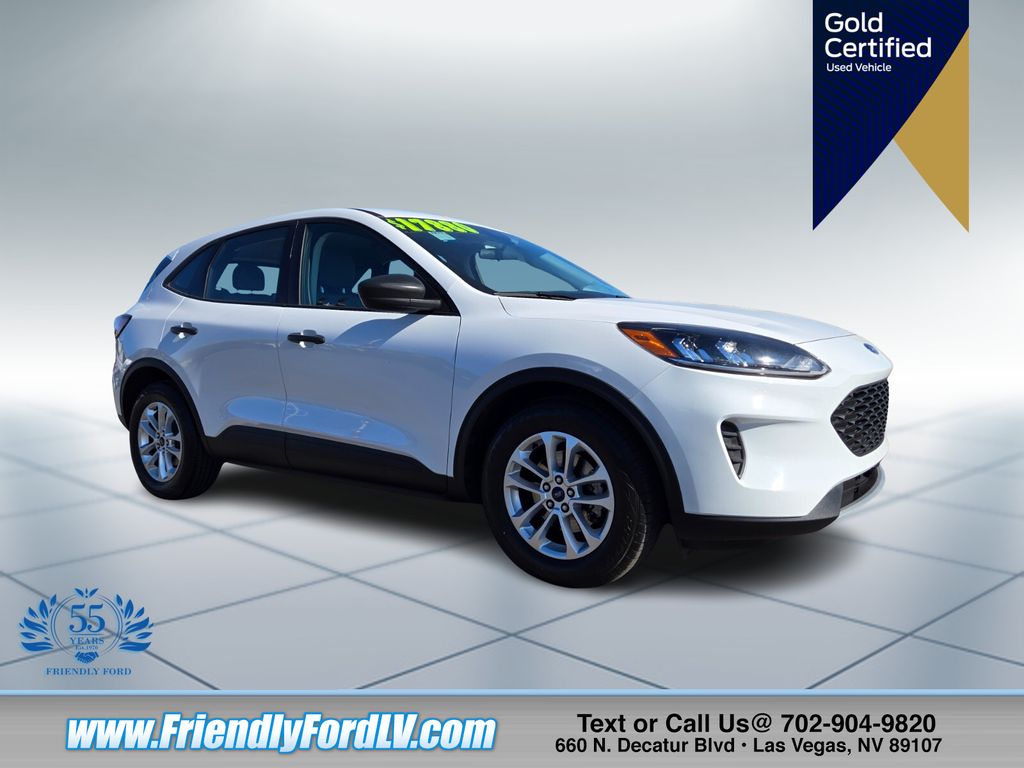 Oxford White 2022 Ford Escape S FWD SUV / Crossover Front-Wheel Drive 8-Speed Automatic