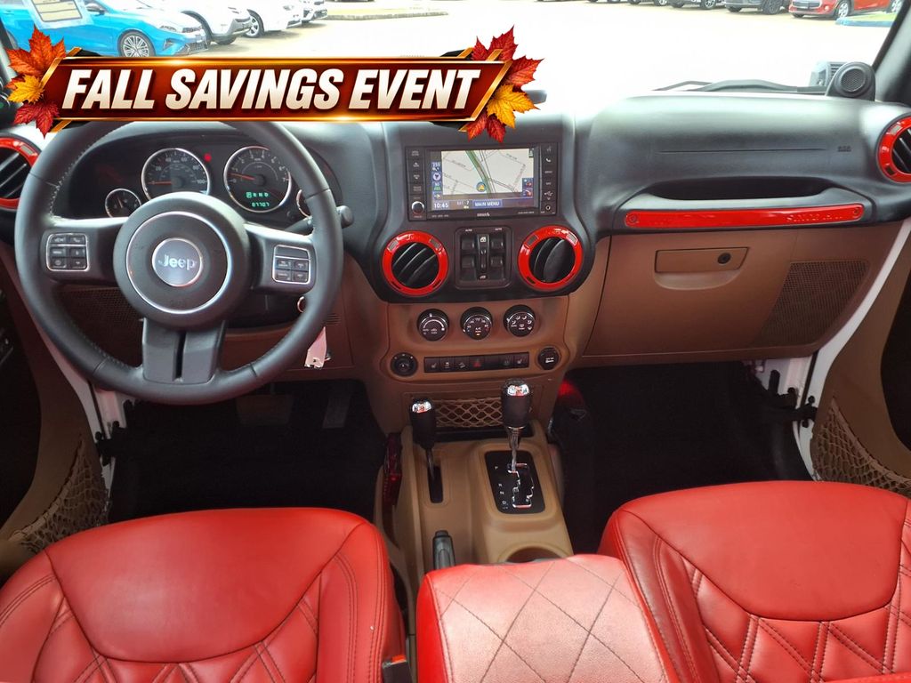 2013 Jeep Wrangler Unlimited Sahara White at Emmons Autoplex
