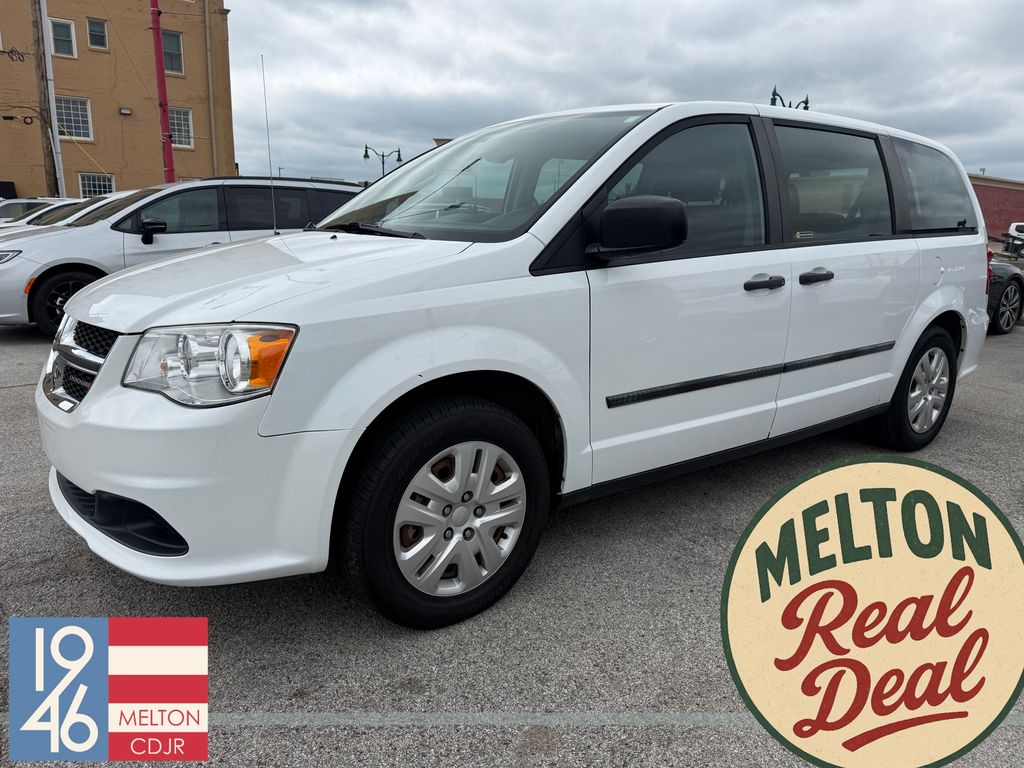 Bright White Clearcoat 2016 Dodge Grand Caravan American Value Package FWD Minivan Front-Wheel Drive 6-Speed Automatic