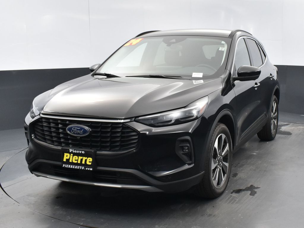 Black Metallic 2024 Ford Escape Platinum AWD SUV / Crossover All-Wheel Drive 8-Speed Automatic