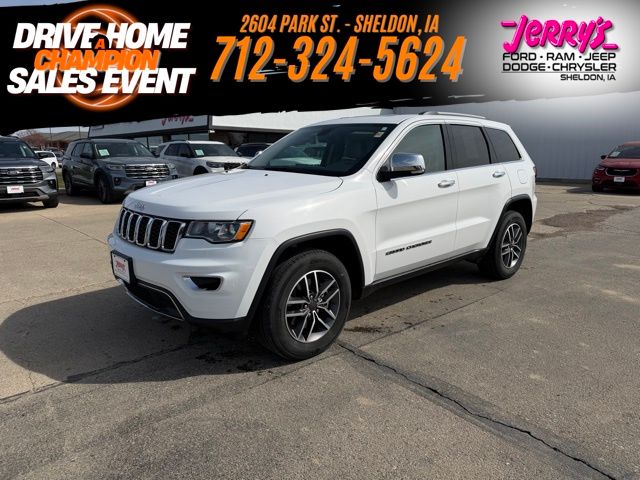 Bright White Clearcoat 2021 Jeep Grand Cherokee Limited 4WD SUV / Crossover Four-Wheel Drive 8-Speed Automatic