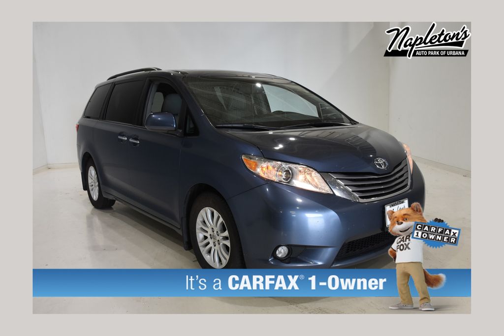 Shoreline Mist 2015 Toyota Sienna Minivan Front-Wheel Drive 6-Speed Automatic Overdrive