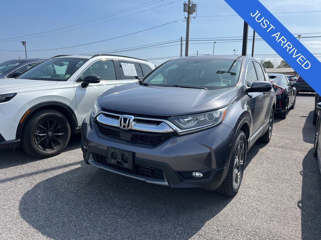 Gray 2019 Honda CR-V EX-L AWD SUV / Crossover All-Wheel Drive Continuously Variable Transmission