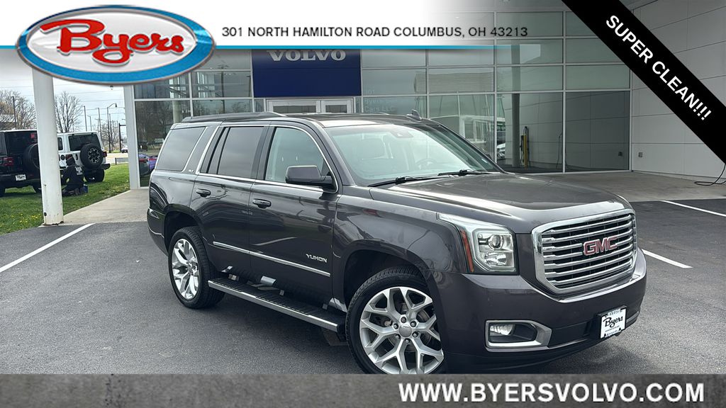 Gray (Iridium Metallic) 2018 GMC Yukon SLT 4WD SUV / Crossover Four-Wheel Drive 6-Speed Automatic Overdrive
