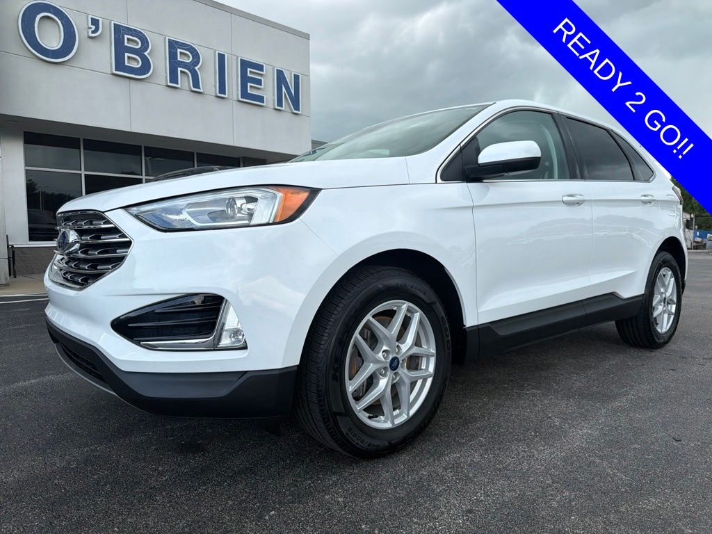 Oxford White 2022 Ford Edge SUV / Crossover All-Wheel Drive 8-Speed Automatic