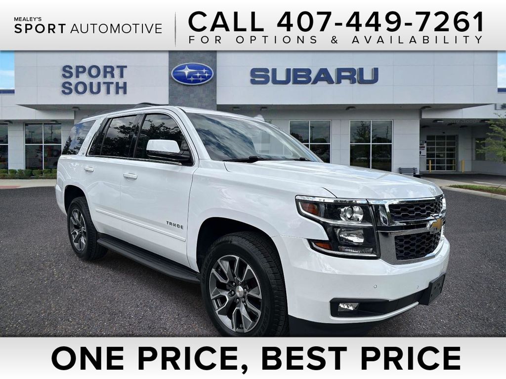 Summit White 2017 Chevrolet Tahoe LT 4WD SUV / Crossover Four-Wheel Drive 6-Speed Automatic Overdrive