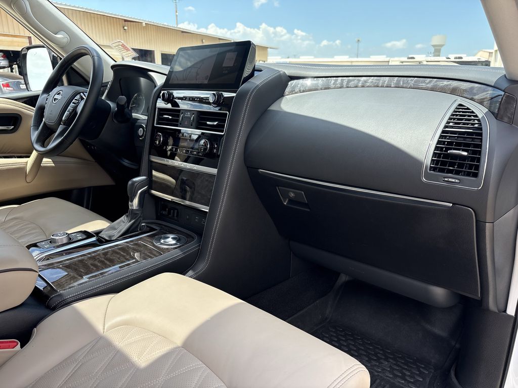 2023 Nissan Armada Platinum White at Central Houston Nissan
