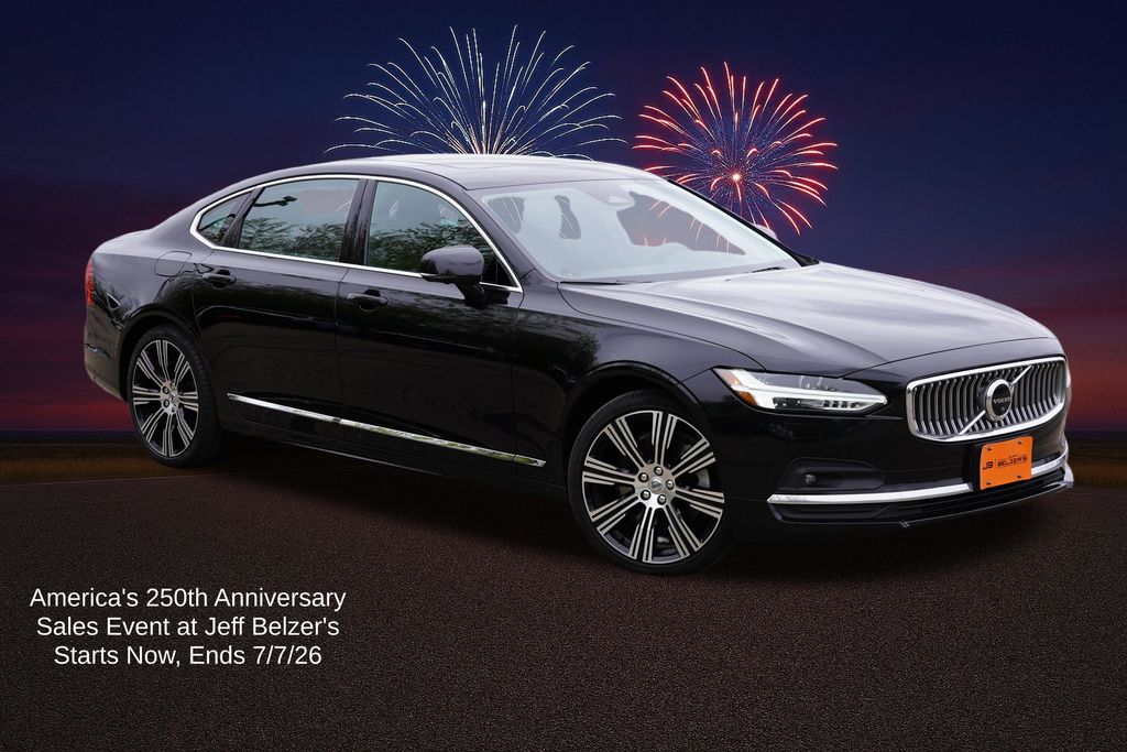 Onyx Black Metallic 2023 Volvo S90 Sedan All-Wheel Drive Automatic