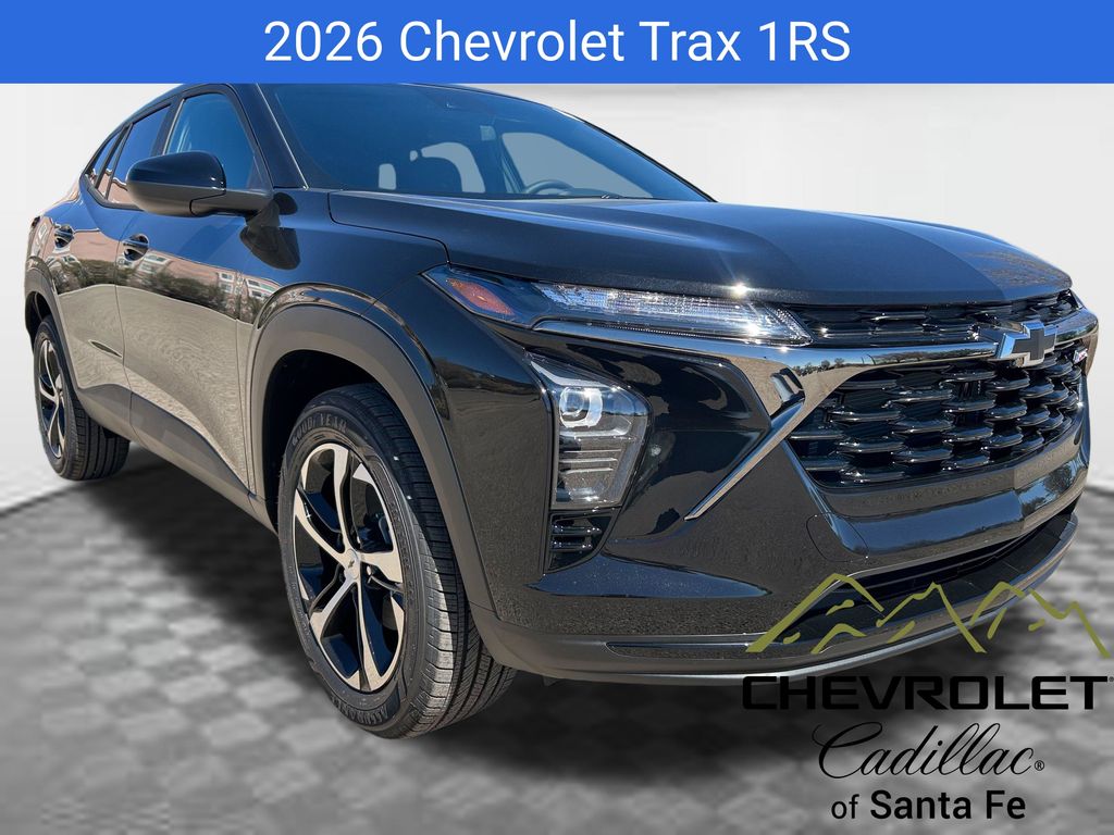 Mosaic Black Metallic 2026 Chevrolet Trax RS with 1RS FWD SUV / Crossover Front-Wheel Drive 6-Speed Automatic