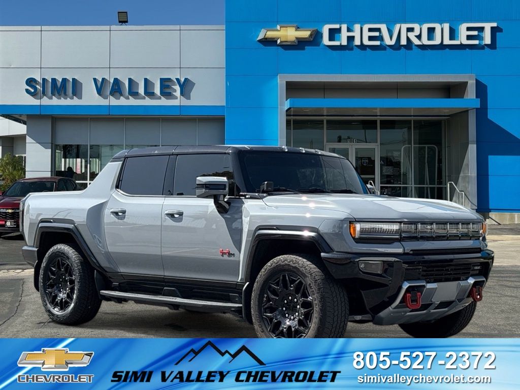 Meteorite Metallic (Grey) 2025 GMC Hummer EV Pickup 2X Crew Cab AWD Pickup Truck All-Wheel Drive 1-Speed Automatic