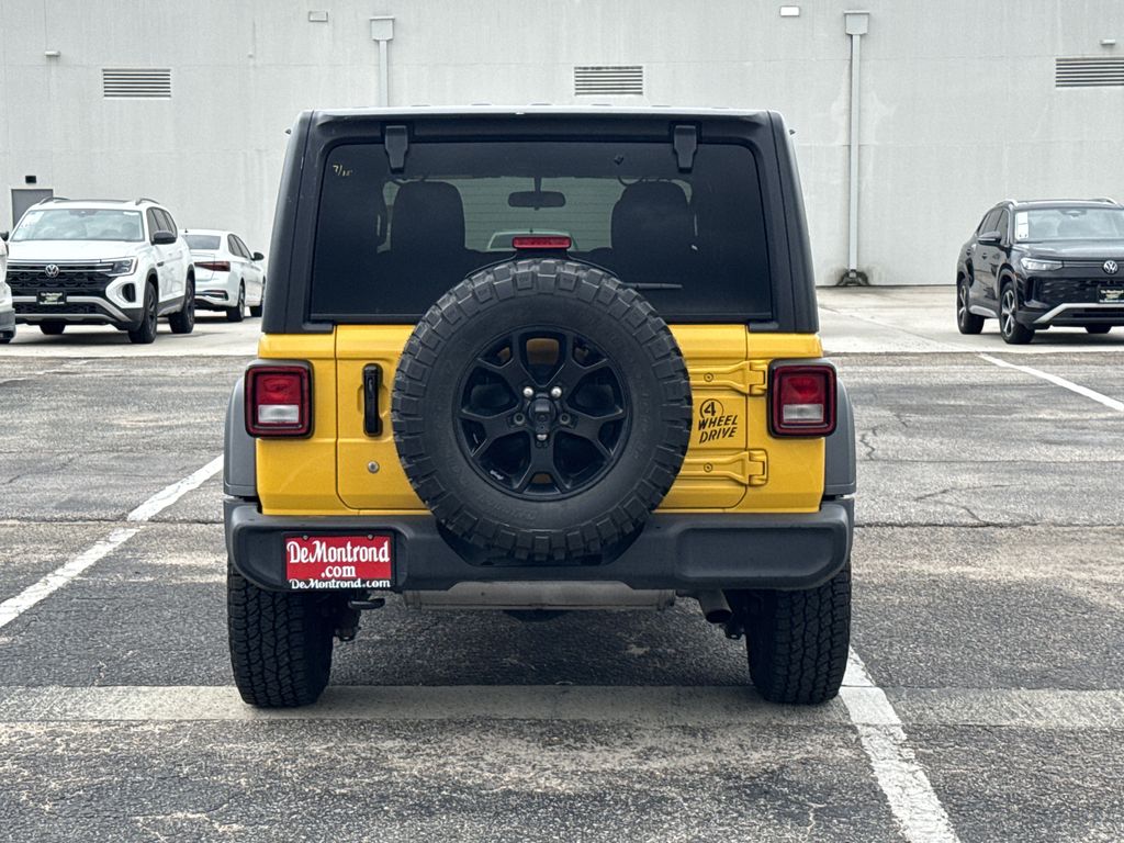 2021 Jeep Wrangler Unlimited Willys Yellow at Classic Elite Chevrolet Hwy 6
