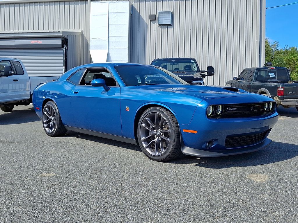 Blue (Frostbite) 2023 Dodge Challenger Coupe Rear-Wheel Drive 6-Speed Manual