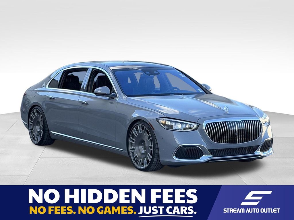 Gray 2022 Mercedes-Benz S-Class Sedan All-Wheel Drive 9-Speed Automatic