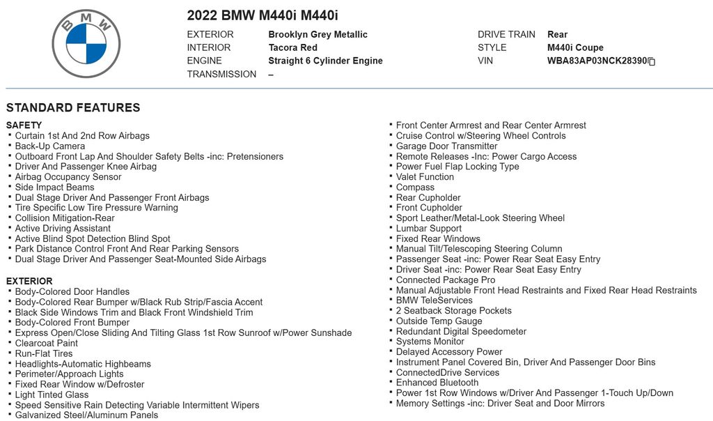 2022 BMW 4 Series M440i 21