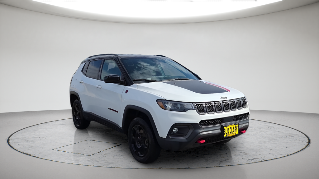 Bright White Clearcoat 2023 Jeep Compass SUV / Crossover Four-Wheel Drive 8-Speed Automatic